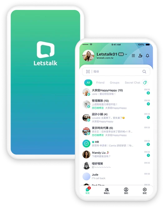 Letstalk 线框手机端